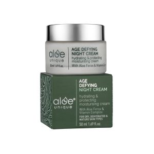 Aloe Unique Age Defying Night Cream – 50ml nourishing cream with Aloe Ferox and antioxidants for overnight skin renewal - vegan