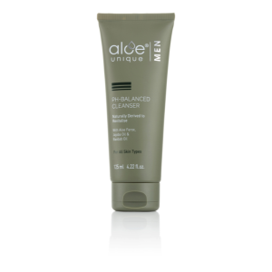Aloe Unique Men’s pH-Balanced Cleanser – 125ml gentle foaming cleanser with Aloe Ferox and witch hazel for daily use - vegan