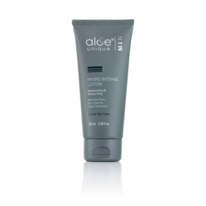 Aloe Unique Men’s Hydro Intense Lotion – 100 ml tube with Aloe Ferox, witch hazel, and green tea, suitable for all skin type - vegan